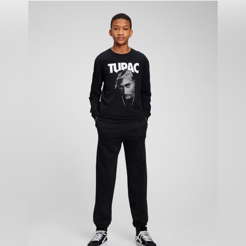 Teen Tupac 100% Organic Graphic T-shirt